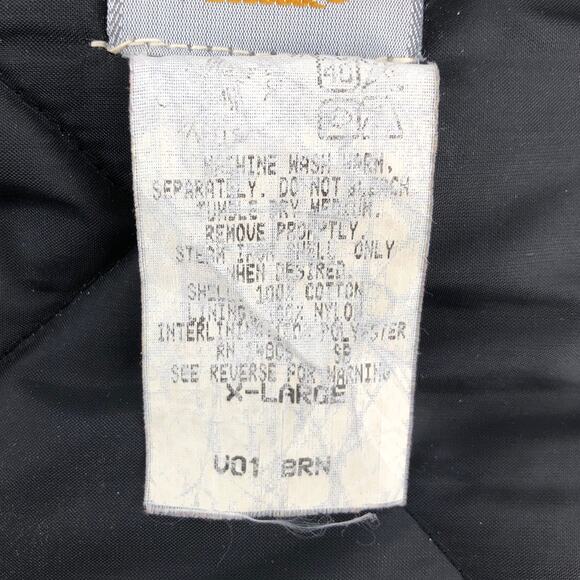 Carhartt duck canvas Arctic Quilt lined vest 90s 1990s vintage - Picture 7 of 10